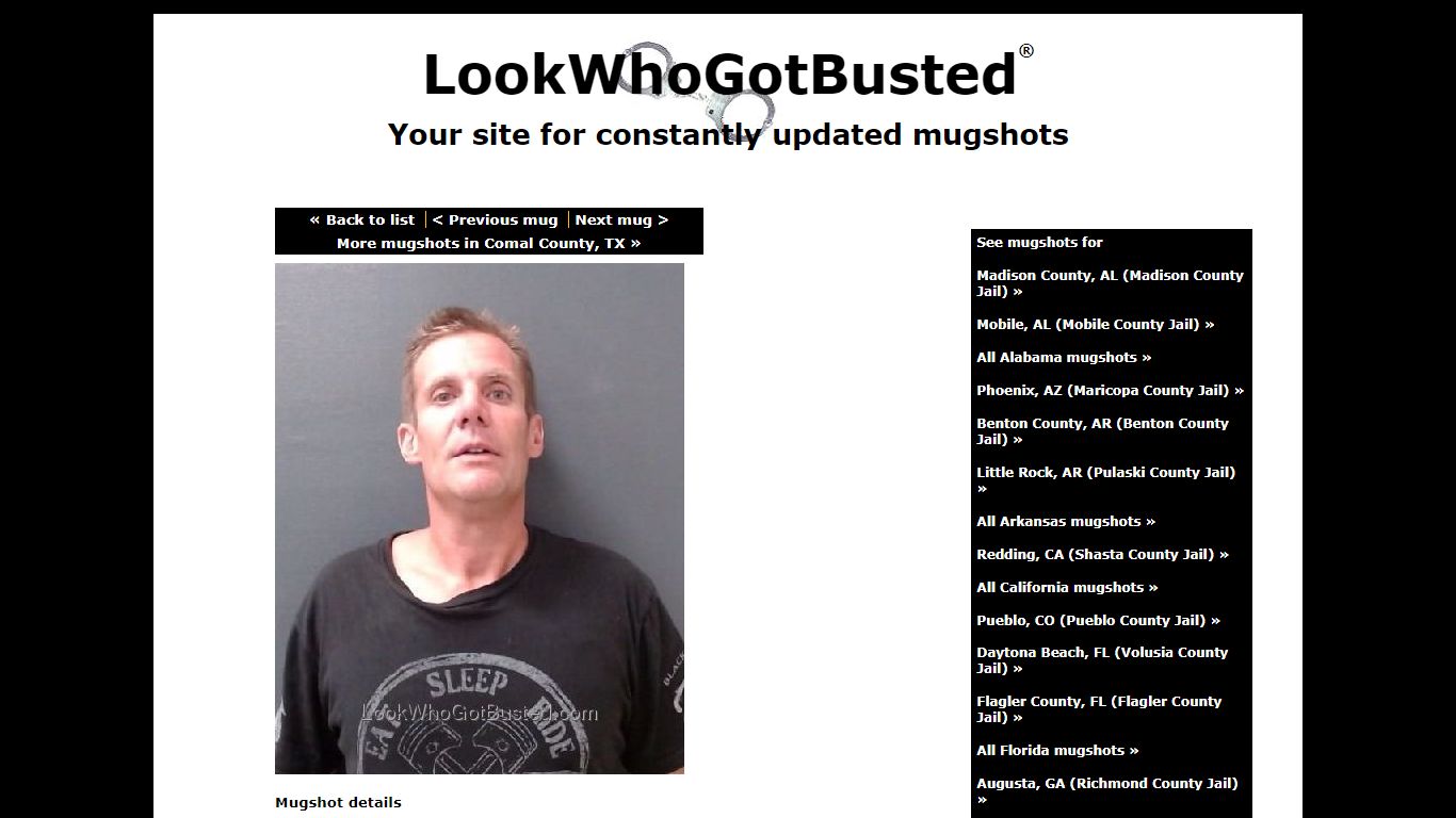 LookWhoGotBusted.com » BEATY, BRANDON SHANE